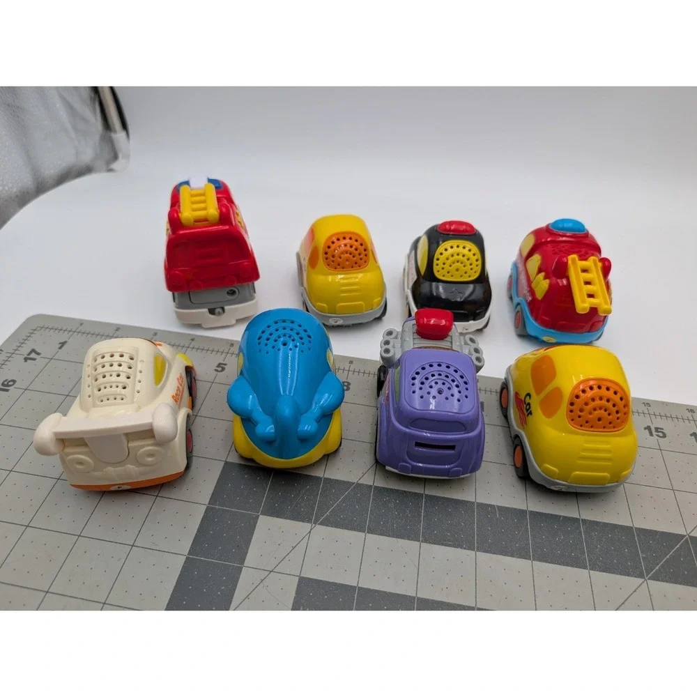 VTech‎ Go Smart Vehicle Race Car Hot Rod Fire Truck Police Plane Lot of 8